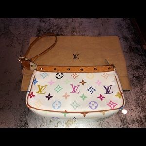 Louis Vuitton Multicolor White Pochette